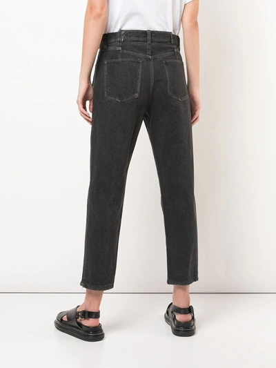 Shop 3.1 Phillip Lim / フィリップ リム Zip-detail Cropped Jeans In Black