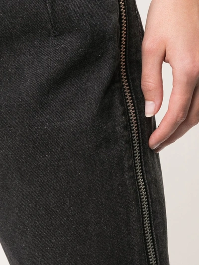 3.1 Phillip Lim Zip-detail Cropped Jeans In Black