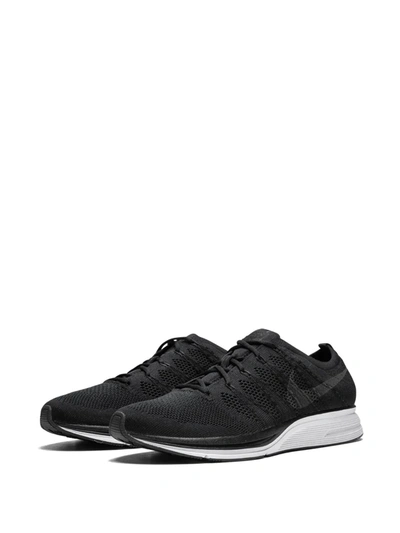 Shop Nike Flyknit Low-top Sneakers In Black