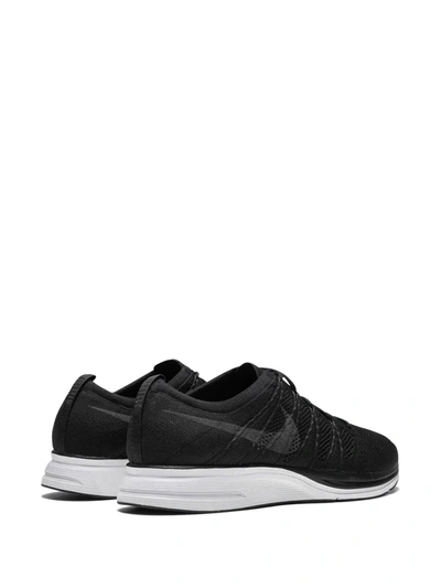 Shop Nike Flyknit Low-top Sneakers In Black