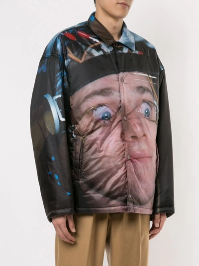 Undercover A Clockwork Orange Padded Technical-shell Jacket In Black