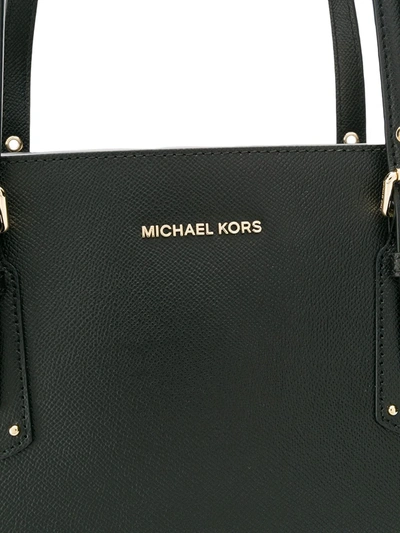 Shop Michael Michael Kors Voyager Tote Bag In Black