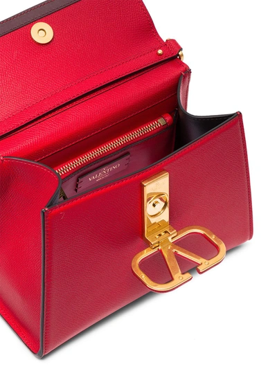 Shop Valentino Vsling Tote Bag In Red
