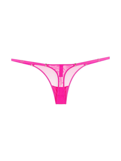 Maison Close Hot Pink Mini String In 粉色
