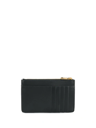 Dolce & Gabbana Medium Devotion Quilted Card Holder In Black
