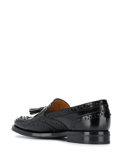 Shop Church's Tamaryn 2 Met Studded Loafers In Black