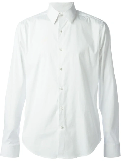Shop Theory Sylvain Shirt In White