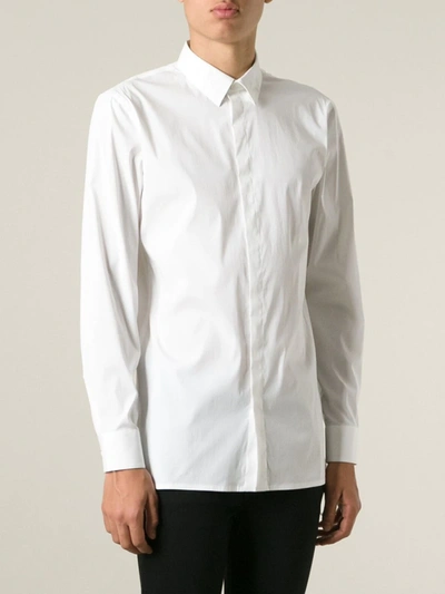 Shop Theory Sylvain Shirt In White