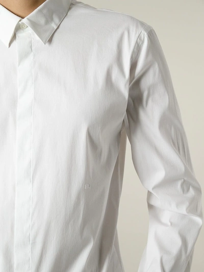 Shop Theory Sylvain Shirt In White