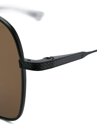 Shop Dita Eyewear Flight 007 Sunglasses In Black