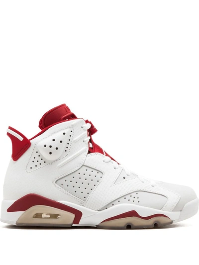 Jordan Air  6 Retro Sneakers In White
