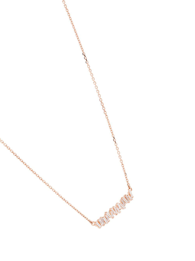 Shop Suzanne Kalan 18kt Rose Gold Firework Diamond Necklace