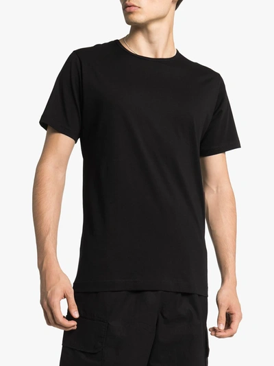 Shop Sunspel Superfine Cotton T-shirt In Black
