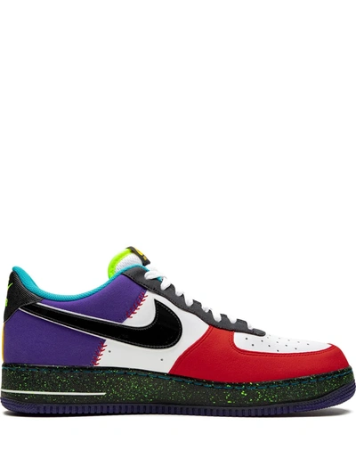 Shop Nike Air Force 1 07 Lv8 "what The La" Sneakers In Blue