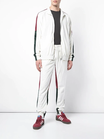 Shop God's Masterful Children Retro Tapered Trousers In White