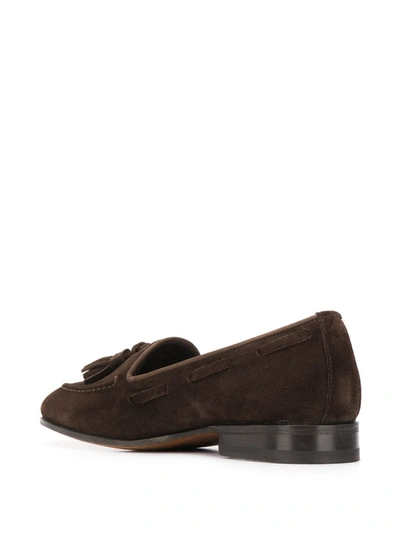 Shop Scarosso Elisa Loafers In Brown