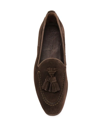 Shop Scarosso Elisa Loafers In Brown