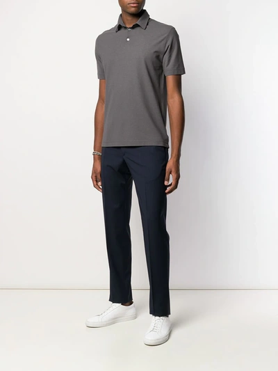 Incotex Slim Tailored Trousers In Blue