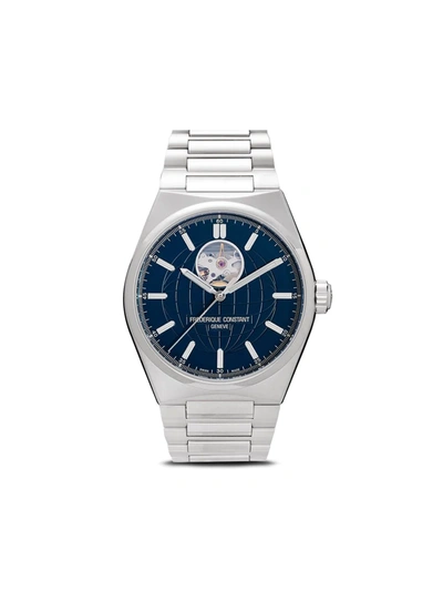 Shop Frederique Constant Highlife Heart Beat Automatic 41mm In Blue