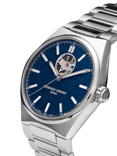 Shop Frederique Constant Highlife Heart Beat Automatic 41mm In Blue