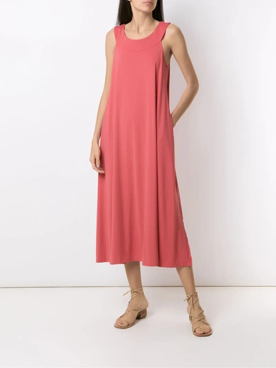 Shop Lygia & Nanny Manati Uv Plain Dress In Pink