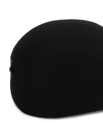 Shop Yohji Yamamoto Zip-detail Cap In Black