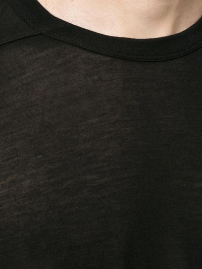 Shop Rick Owens Oversized Long-sleeve Top In Black