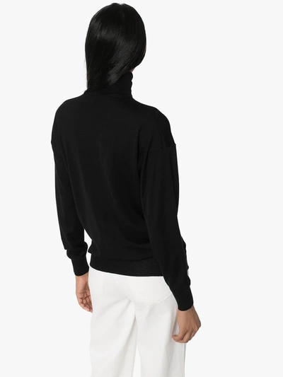 Shop Tom Ford Turtleneck Jumper In Black