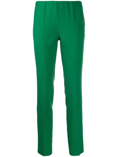 Shop P.a.r.o.s.h Slim Fit Trousers In Green