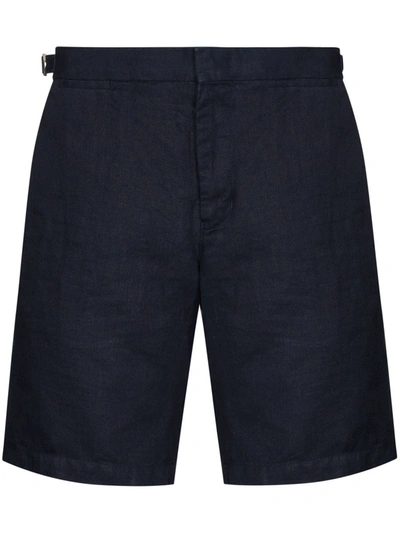 Shop Orlebar Brown Norwich Bermuda Shorts In Blue