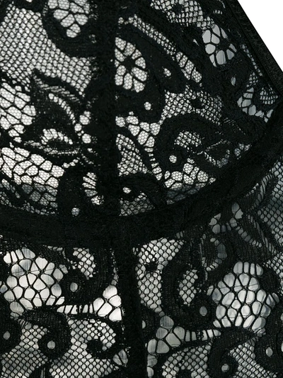 Gilda & Pearl Emelia Vintage Lace Body In Black