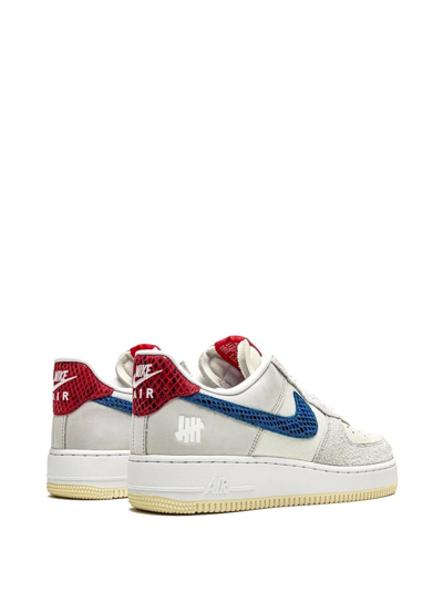 Nike X Undefeated Air Force 1 Low "5 On It" Sneakers In White