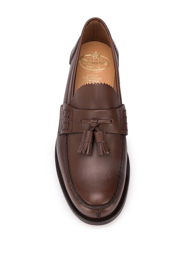 Shop Church's Tiverton Loafers In Brown