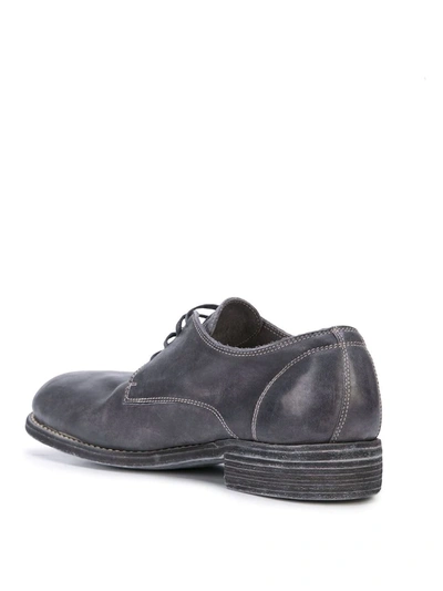 Shop Guidi Derby Shoes In Blue