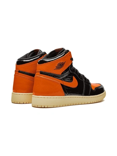 Jordan Air  1 Retro High Og "shattered Backboard 3.0" Sneakers In Black