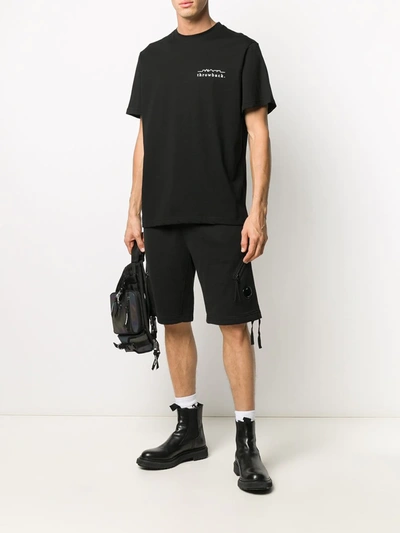 Throwback Logo-print Boxy T-shirt In Black