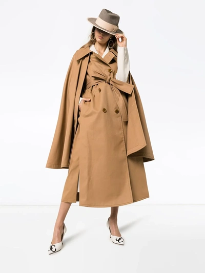 CAPE BELTED TRENCH COAT