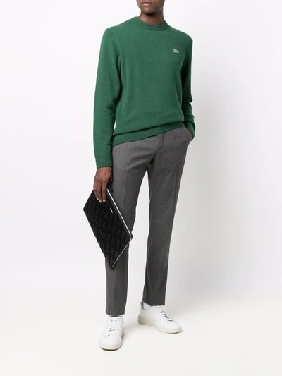 Shop Incotex Mid-rise Slim-fit Chinos In Grau