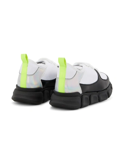Shop Giuseppe Zanotti Marshmallow Platform Sole Sneakers In White