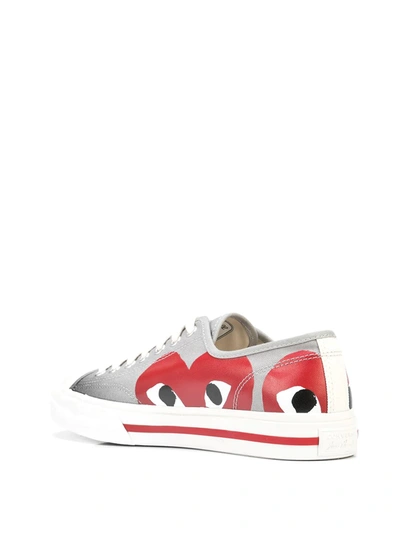 Shop Comme Des Garçons Play X Converse Jack Purcell Low-top Sneakers In Grau