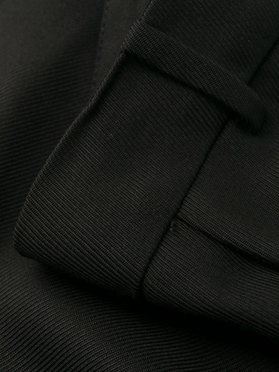 Shop Balmain Drop-crotch Trousers In Black
