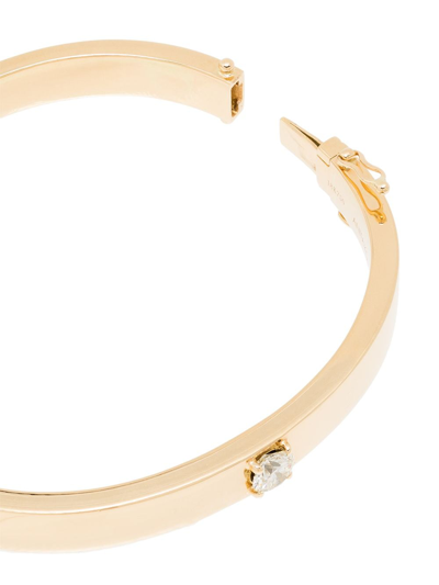 Shop Anita Ko 18kt Yellow Gold Oval Diamond Bracelet