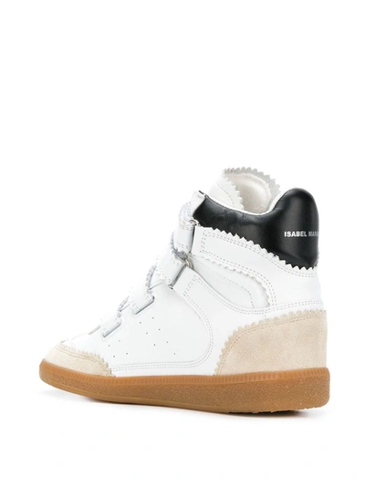 Shop Isabel Marant Bilsy High-top Sneakers In White