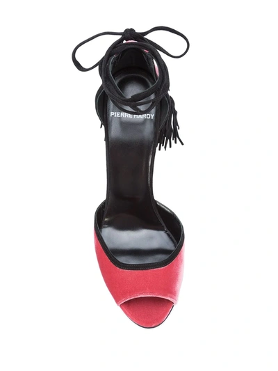 Pierre Hardy Tassel Embellished Sandals In Purple