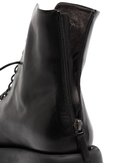 Shop Marsèll Lace-up Ankle Boots In Black