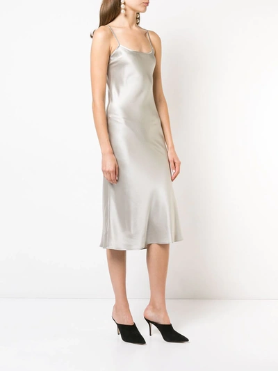 Shop Voz Slip Cami Dress In Grey