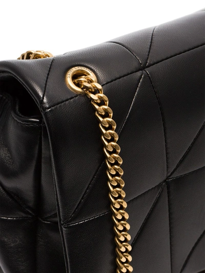 Shop Saint Laurent Jamie Shoulder Bag Medium In Black