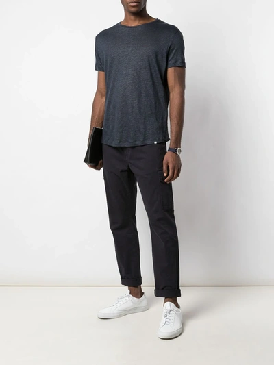Orlebar Brown Round Neck T-shirt In Blue