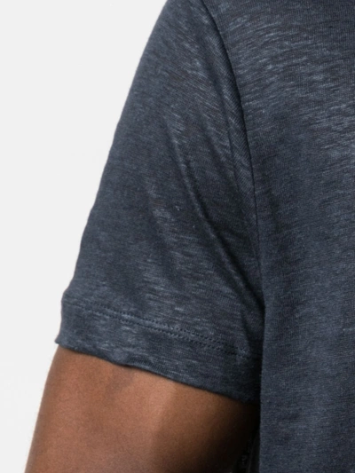 Shop Orlebar Brown Round Neck T-shirt In Blue