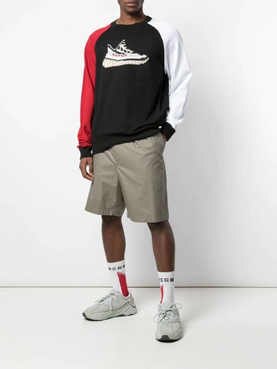 Mostly Heard Rarely Seen 8-bit Aero Tri-colour Sweatshirt In Black